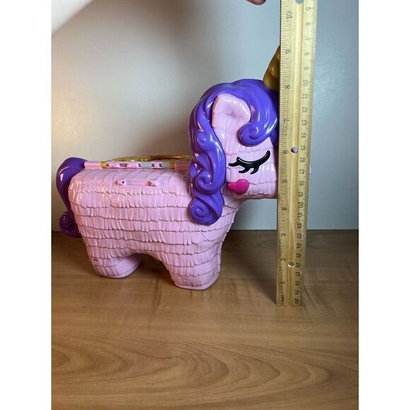 Polly Pocket Pink & Purple Unicorn Party Playset Toy - Picture 7 of 8